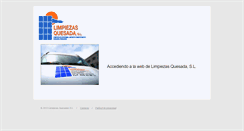 Desktop Screenshot of limpiezasquesada.com